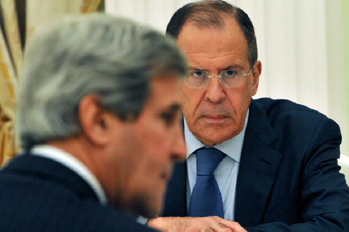 Russian FMinister Lavrov and US Secretary of State Kerry meet in Vienna